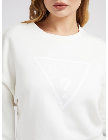 Sudaderas y jerséis Mujer | Sudadera Wrap Logo Blanco, Blanca | GUESS —  Visual Wagon