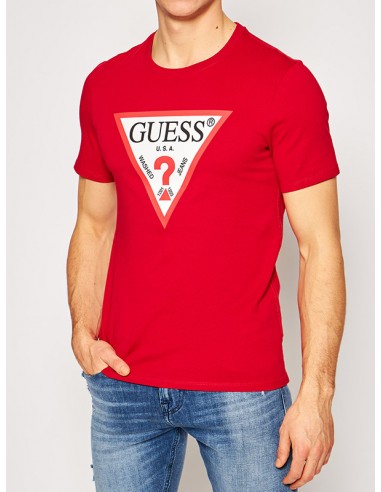GUESS camiseta maxilogo iconico red | OUTLET GUESS