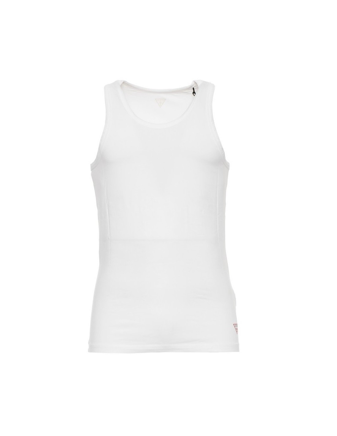 camiseta de tirantes blanca hombre