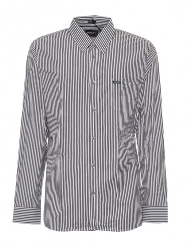 camisa guess hombre negra